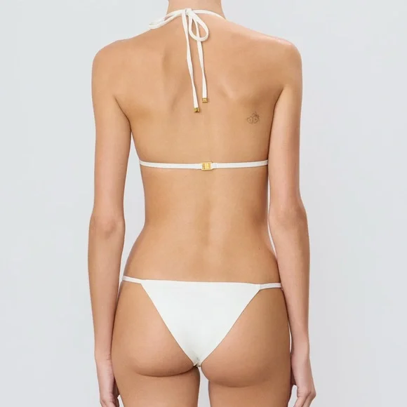 ETERNE Thea Bikini Set in Ivory XS/S NWT